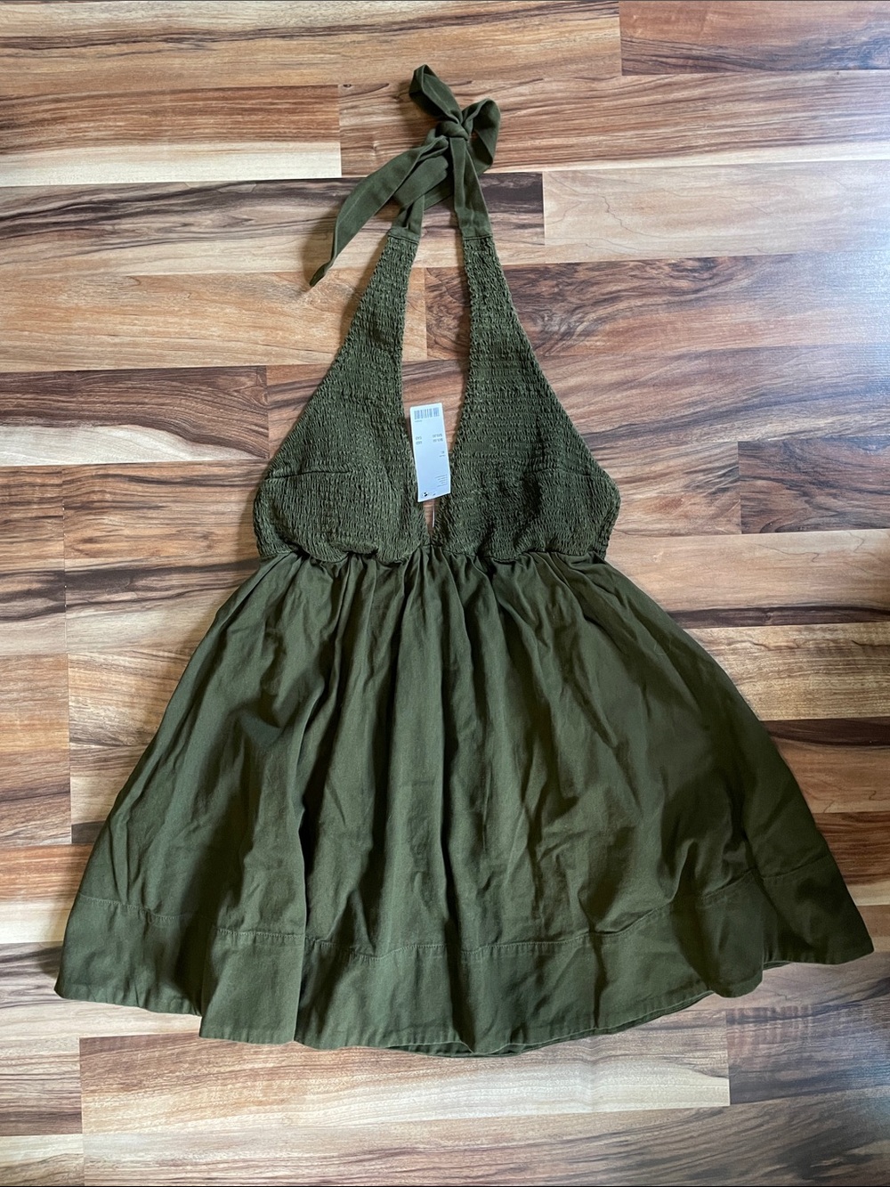 NWT BDG Urban Outfitters 100% Cotton halter mini dress size XL